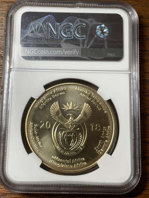 2018 50R Nelson Mandela centenary MS70
