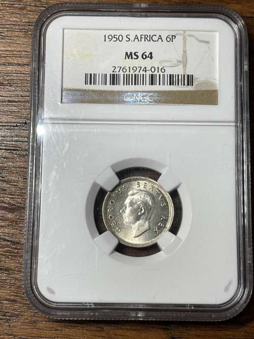 1950 6P NGC MS64 brilliant unc