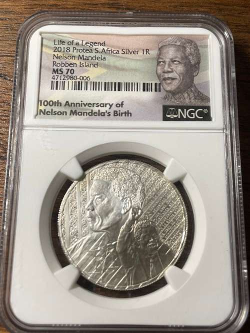 2018 Mandela Robben Island MS70