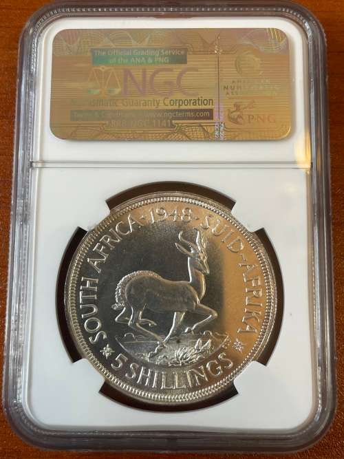 1948 *Crown * 5 shilling * PF66 * you just dont find them and not in this grade and condition