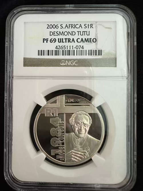 2006 Desmond Tutu *PF69  Silver R1 * top copin at a bargain price