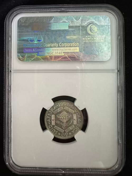 1952 * 6P * Graded MS64 * brilliant unc giveaway price for a MS64