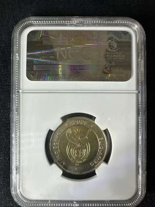 2008 Birthday NGC  graded *MS66 * cracked slab on top