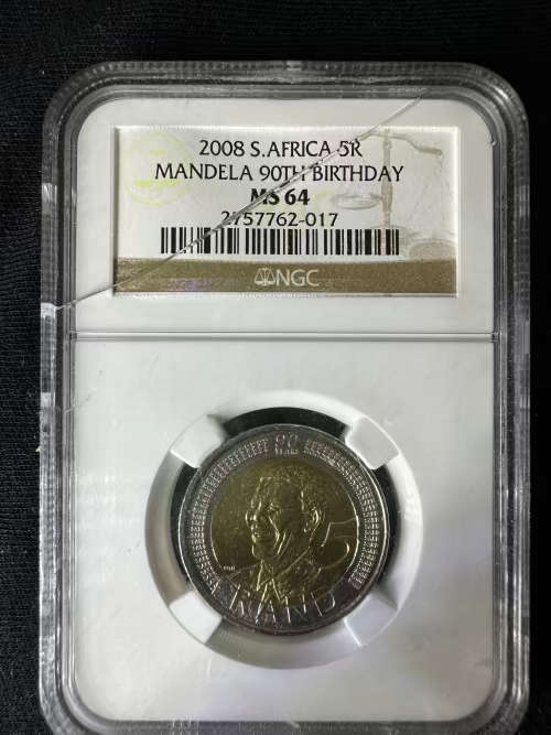 2008 Birthday NGC  graded *MS64 * cracked slab