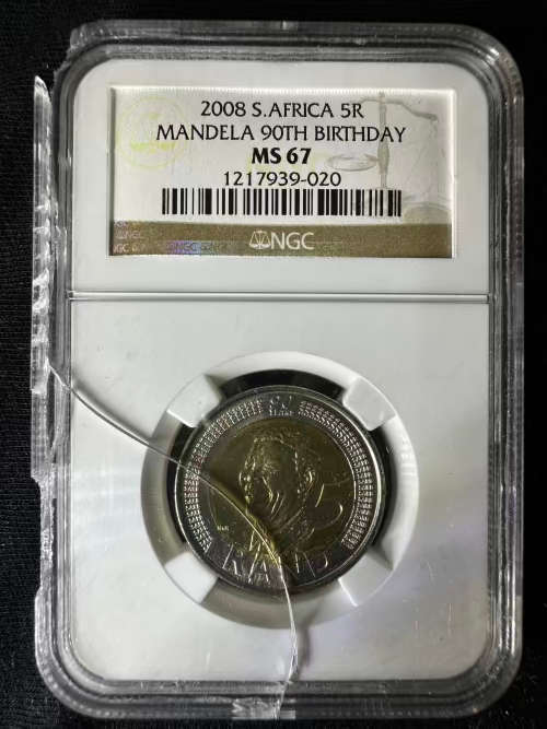 2008 Birthday NGC  graded *MS67 * cracked slab