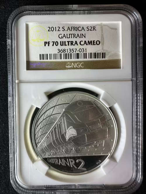 2012 * Gautrain R2 * Perfect coin * NGC graded PF70