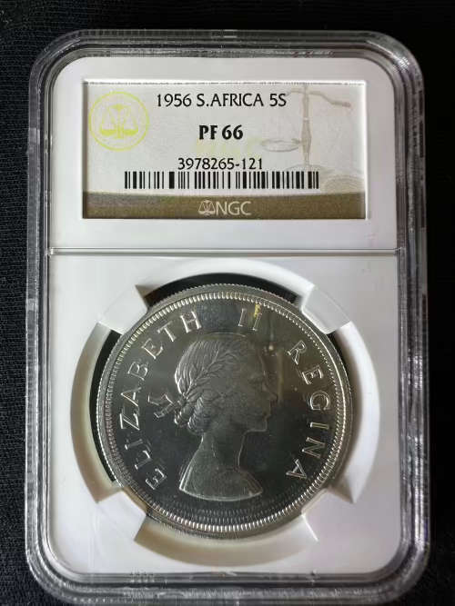 1956 * NGC graded 5 Shilling * PF66 - Start your Crown collection today!