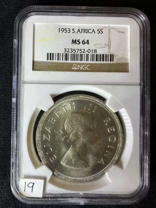 1953  * 5S *   * NGC graded MS64 * brilliant unc