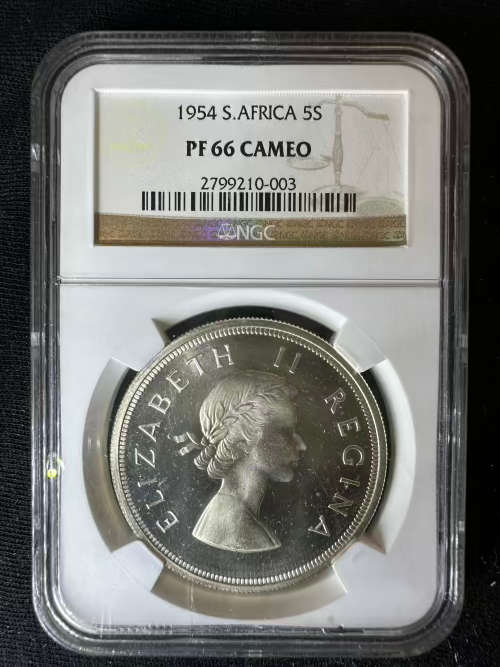 1954 * 5 Shilling * Crown * PF66 Cameo