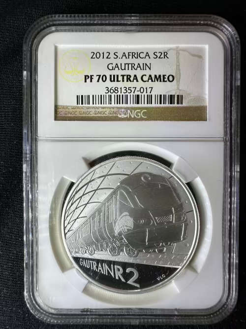 2012 * Gautrain R2 * highest grade PF70 the perfect coin