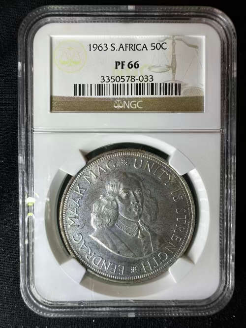 1963 * 50c * Crown size * PF66