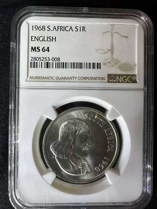 1968 * English MS64 * incredibly second highest grade * collectable in many ways