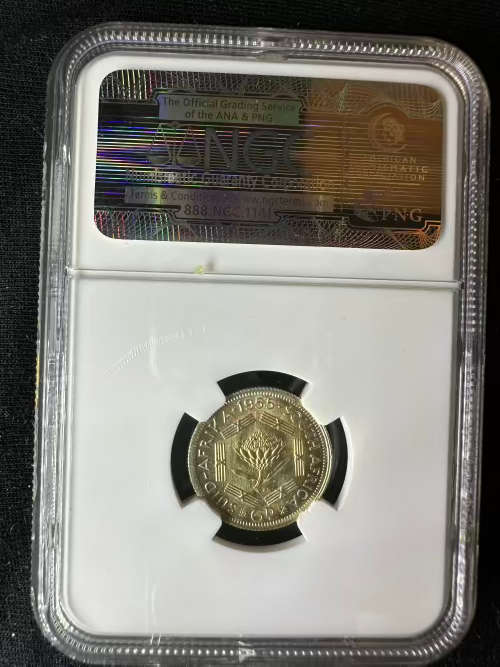 1955 * ex bakewell collection * MS62 6 pence