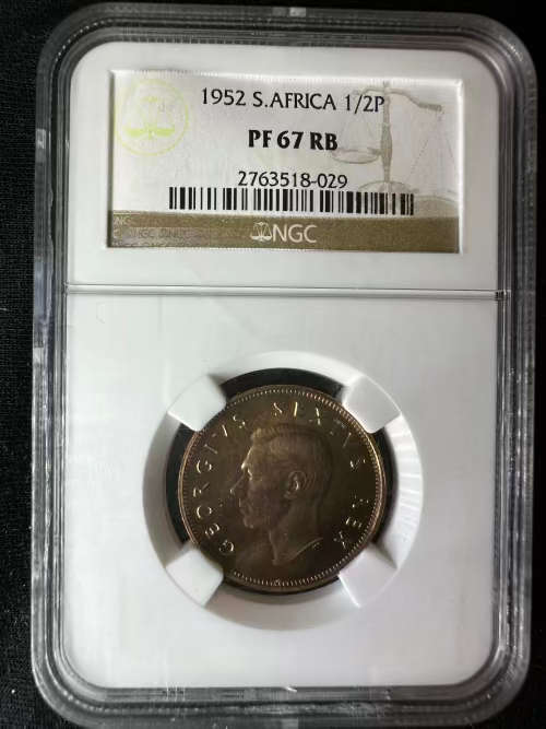 1952 * 1/2P - proof 67RB - do you have it this high in your collection?