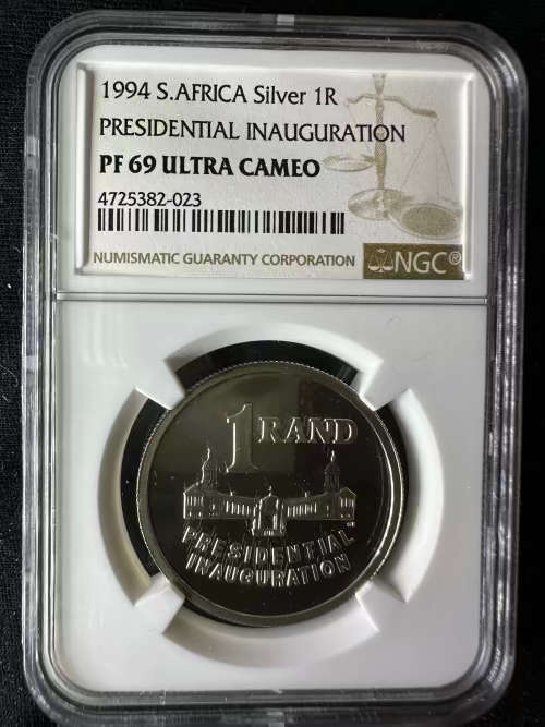 1994 * Presidential inauguration R1 * NGC graded PF69