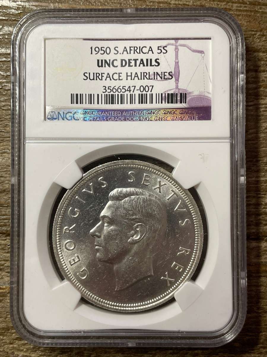 1950 * 5 shilling * unc details