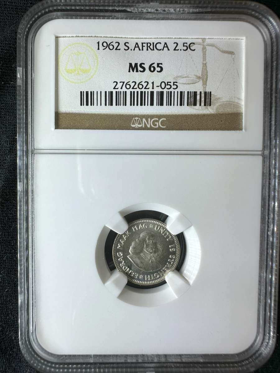 1962***2.5C***MS65***scarce mintage