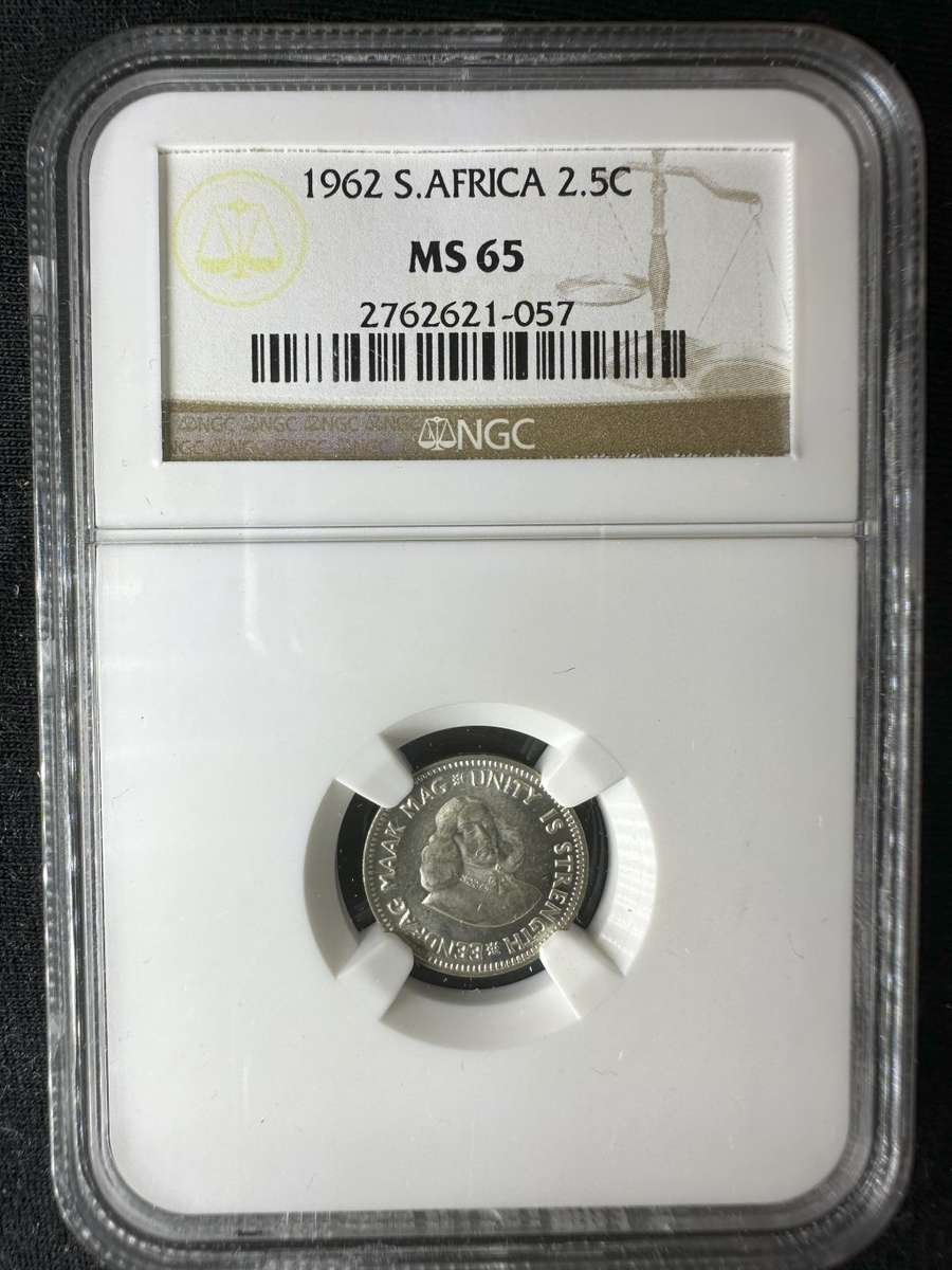 1962***2.5C***MS65***scarce mintage