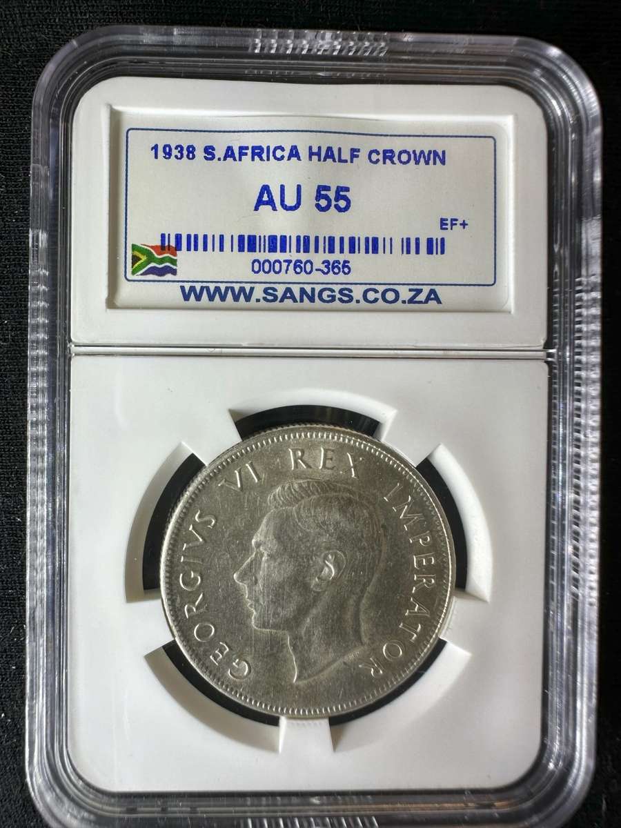 1938***2 1/2 Shilling***AU55***Great price