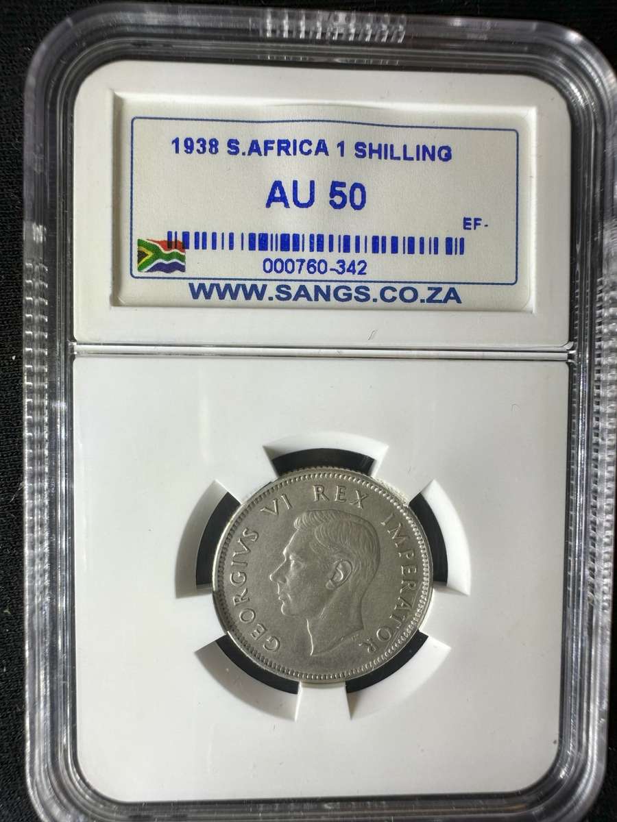 1938***1S***AU50***Book value In unc over R4000