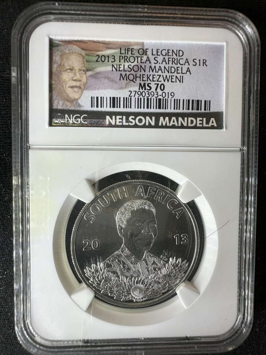 2013***Life of Legend S1R Mandela***MS70***WOW highest grade