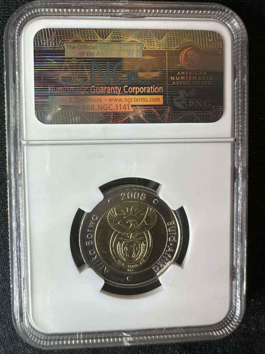 2008***Mandela Birthday***MS66***buy your coins graded