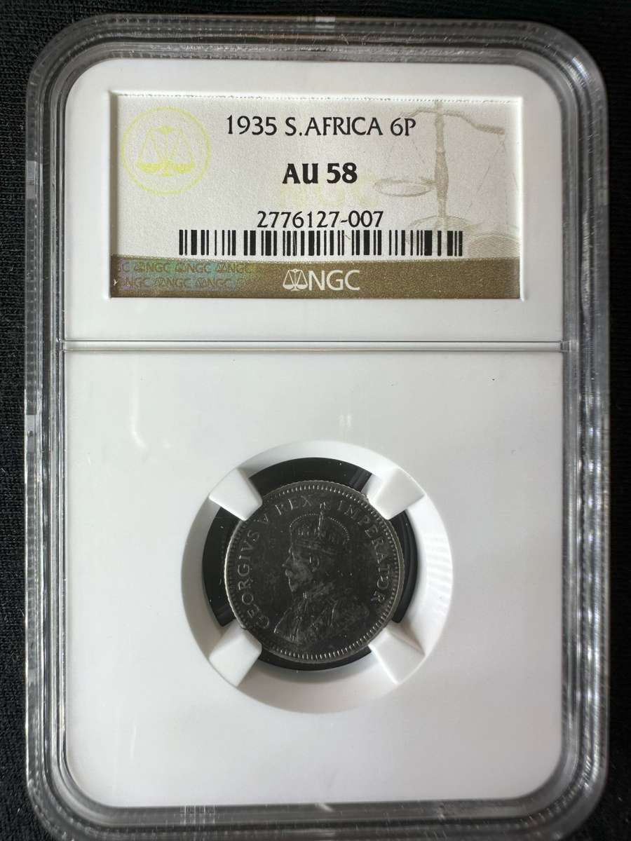 1935***6P***AU58***Hard to find, add to your collection