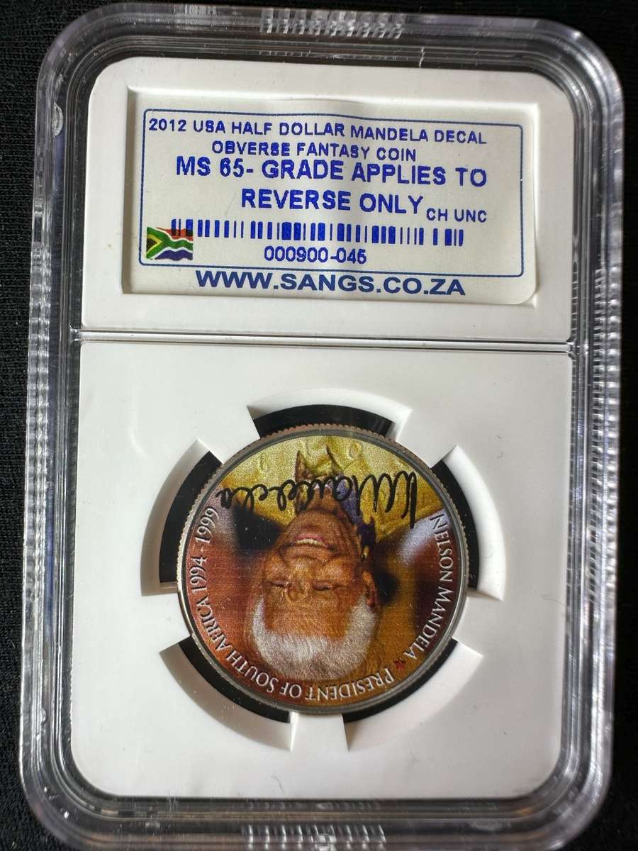 2012***USA half dollar mandela fantasy***MS65***WOW