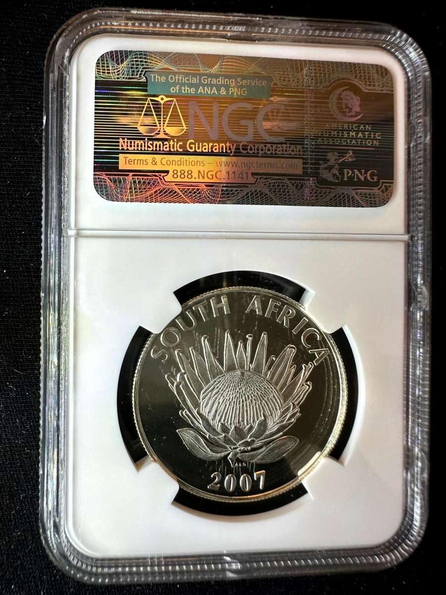 2007***Silver R1 Mandela***MS68***NGC