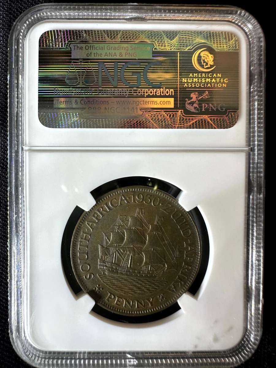 1930 *** Penny *** AU55BN *** NGC *** Crazy R1 Start