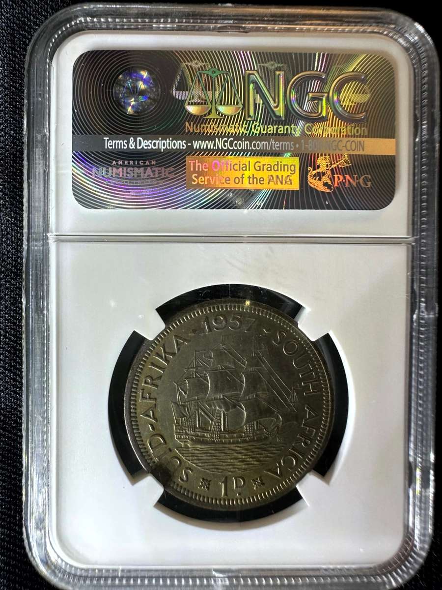 1957***Penny***MS62BN***NGC