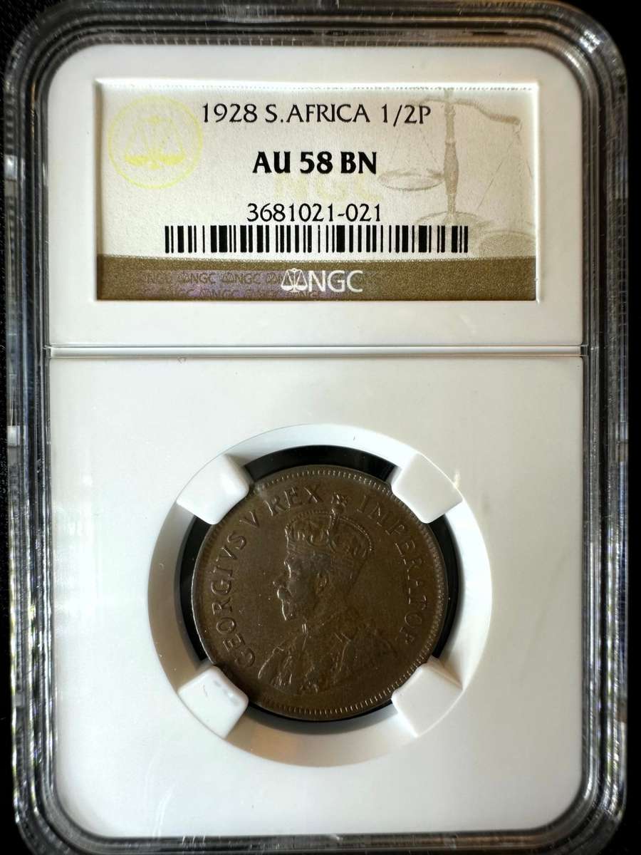 1928***1/2P***AU58BN.***NGC