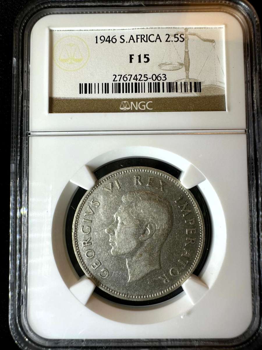 1946***2.5S Mintage of 11 388***F15***NGC