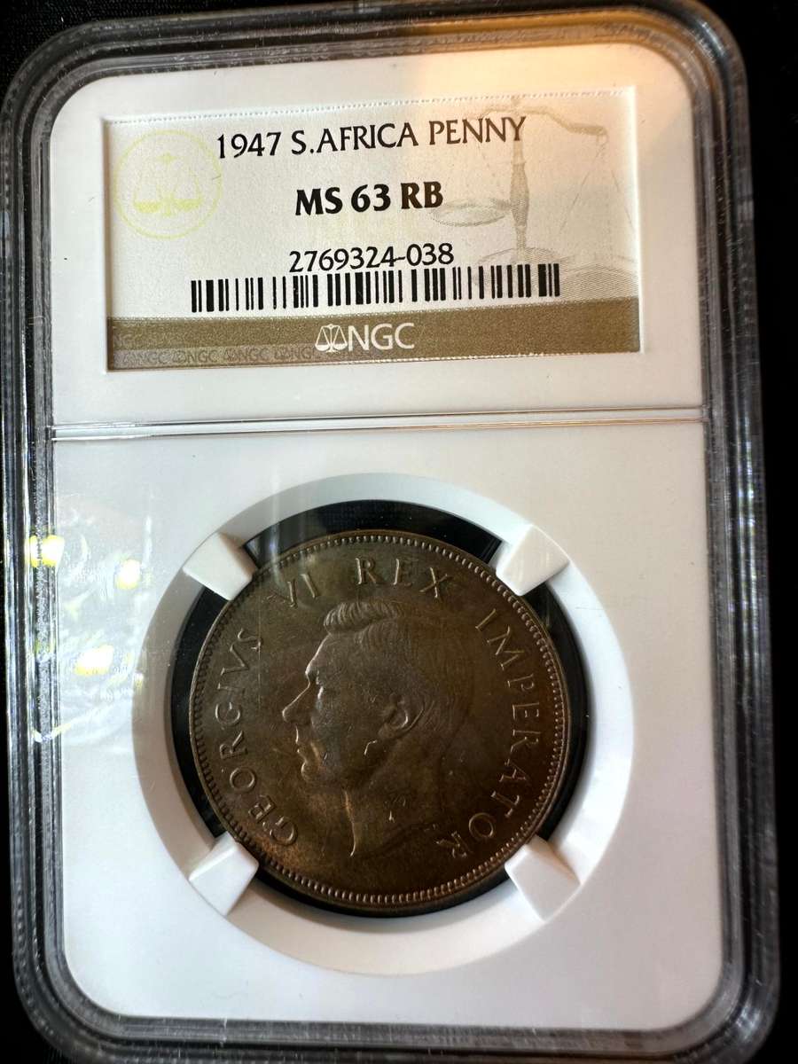 1947***Penny***MS63RB***NGC
