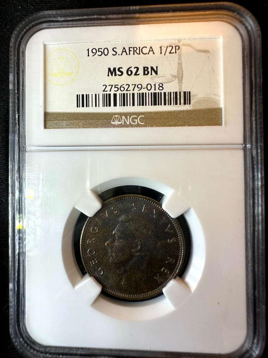 1950***1/2P***MS62BN***NGC