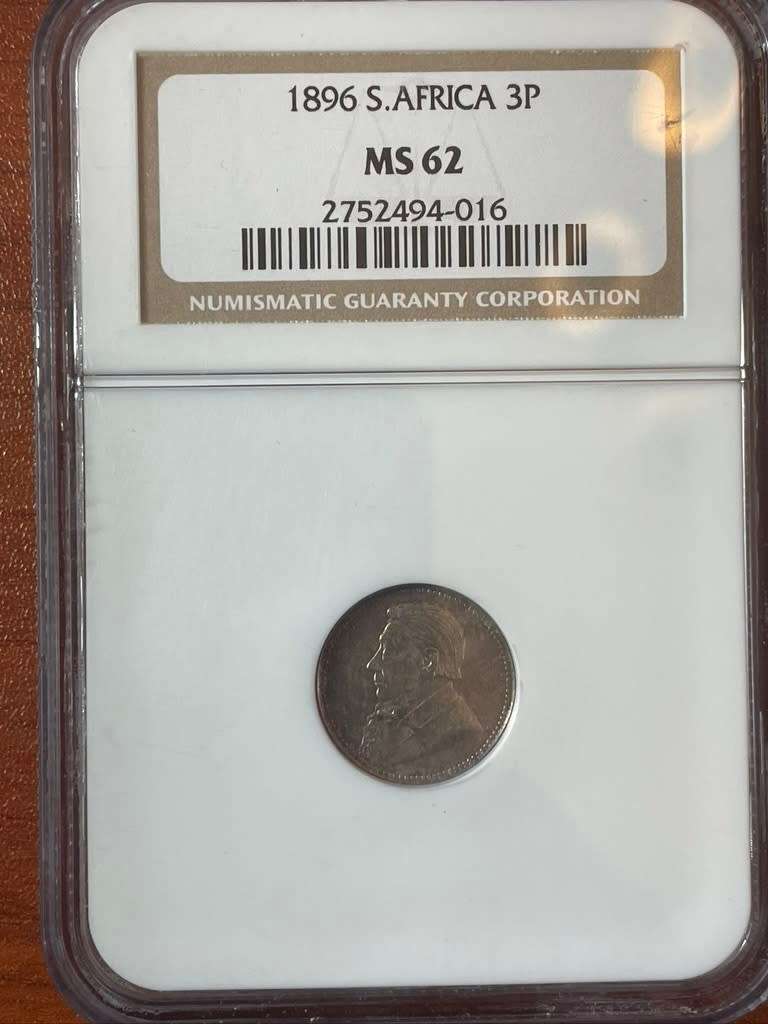 1896  ***  3P  ***  MS62  ***  Top grade *** buy them while they are still available