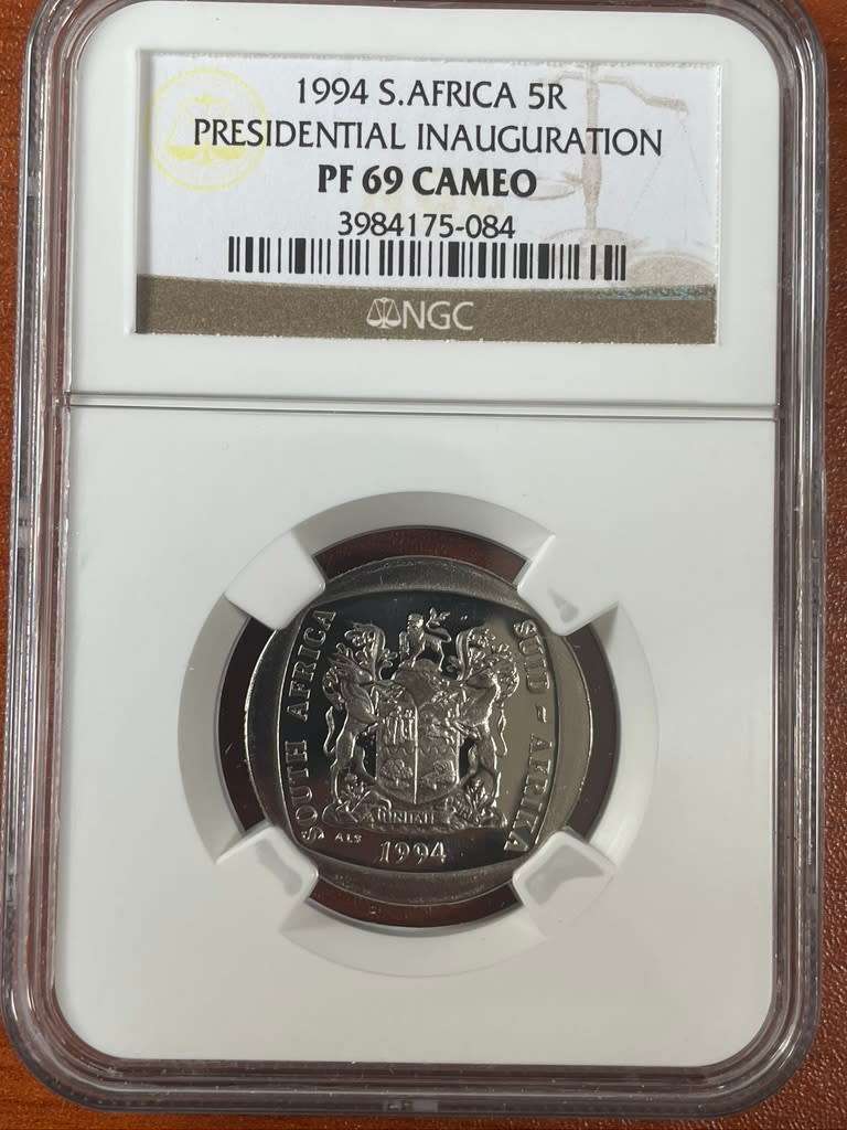 1994 *** R5 ***Inauguration *** PF69 cameo *** Cameos are harder to find