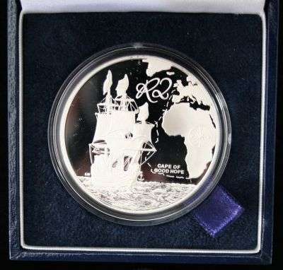 2009 Maritime History of South Africa R2 Crown - Limited Edition - Pure Silver