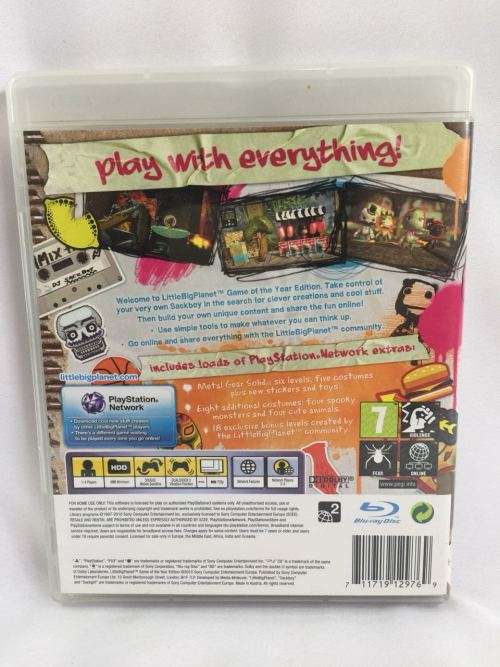 Little Big Planet - PS3 - Great Condition