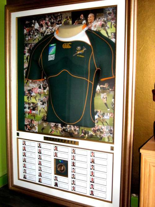 2007 Springbok Rugby World Cup Winners # All 32 Touring Players Signatures #