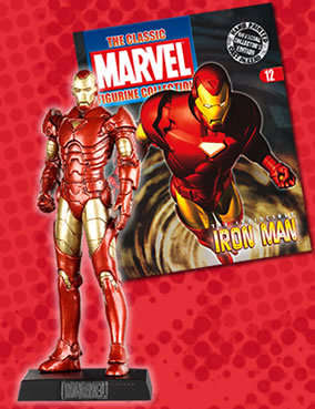 Classic Marvel Figurine Collection and Fact File # 12 Iron Man #
