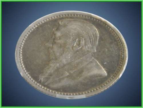 1892 ZAR Six Pence # SANGS XF 45 #