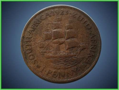 1923 SA Union Penny for  Imberbe Collectables