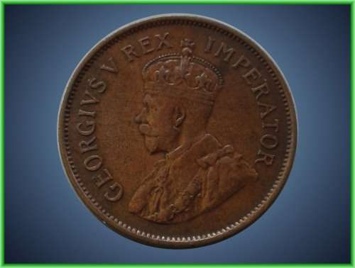 1936 SA Union Half Penny