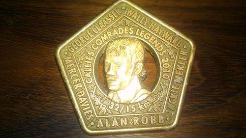 Alan Robb 15km medal