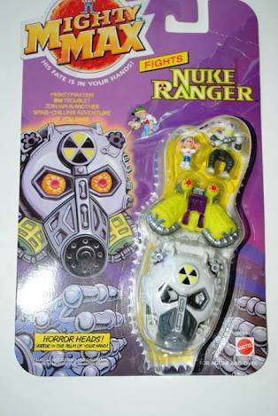 Mighty Max Horror Heads Nuke Ranger mint on card *CLEARANCE SPECIAL ***