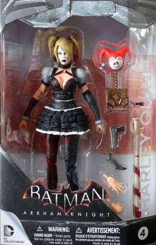DC ARKHAM KNIGHT HARLEY QUINN ACTION FIGURE