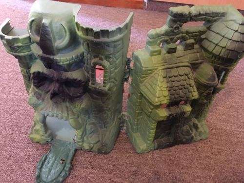 MOTU RESERVED VINTAGE CASTLE GRAYSKULL INCOMPLETE *MATTEL+CY-CLONE+SORCERESS + GWILDOR + SNAKE STAFF