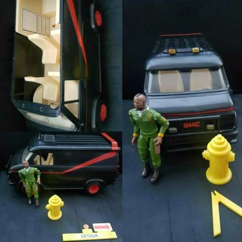 A-TEAM GMC VAN ORIGINAL 1980'S TV SERIES IN MINT CONDITION COMPLETE