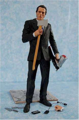 NECA CULT CLASSICS PATRICK BATEMAN FIGURE OUT OF PACKAGING